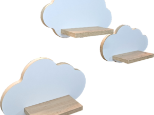 Półki Chmurki Zestaw 3 Sztuk