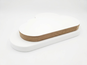 Malowanie krawędzi chmurek.